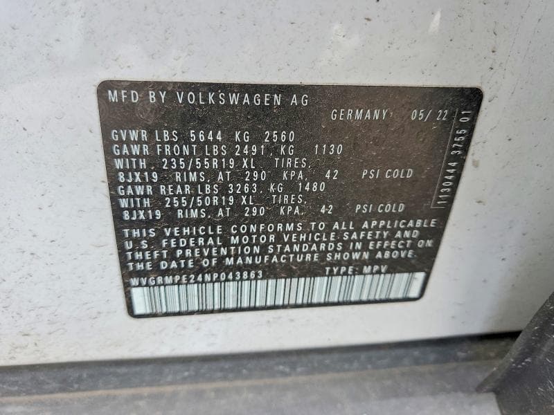 2022 VOLKSWAGEN ID.4 PRO 12