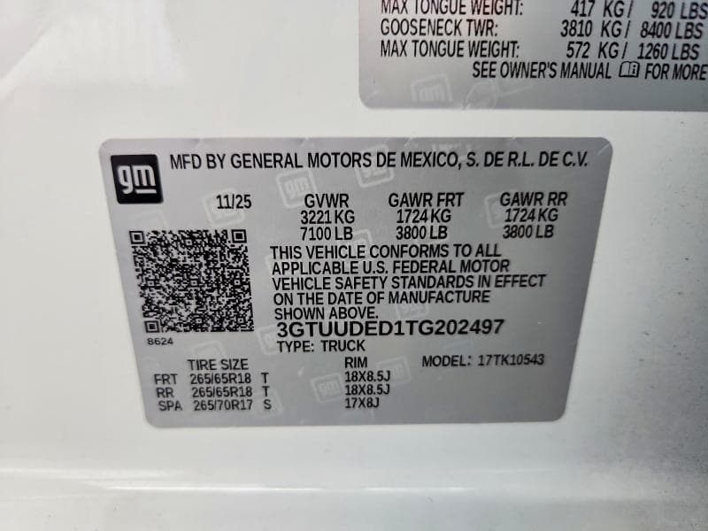 2026 GMC SIERRA K1500 SLT 13