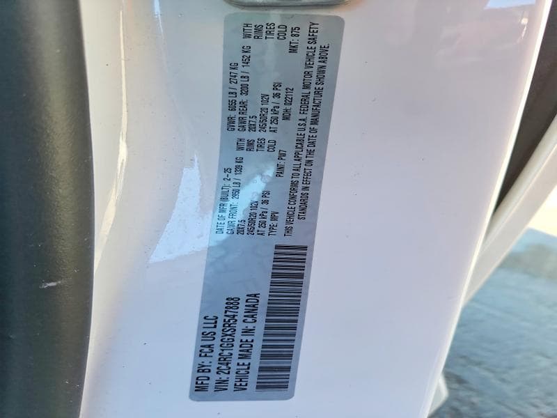 2025 CHRYSLER PACIFICA LIMITED 13