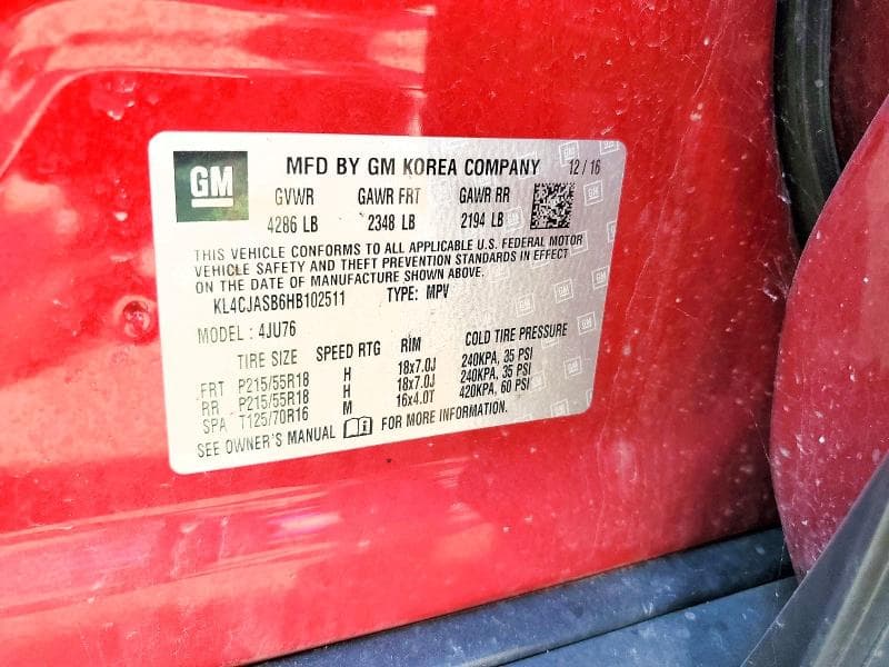 2017 BUICK ENCORE PREFERRED 13