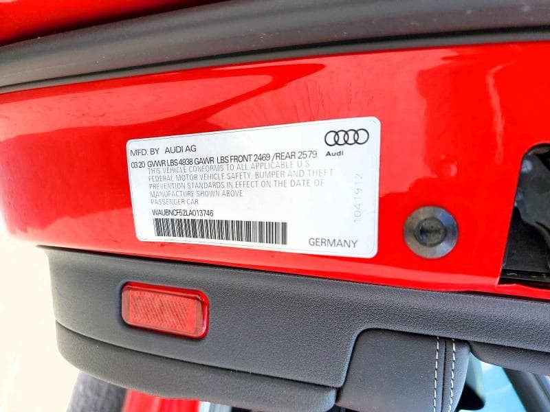 2020 AUDI A5 PRESTIGE 12
