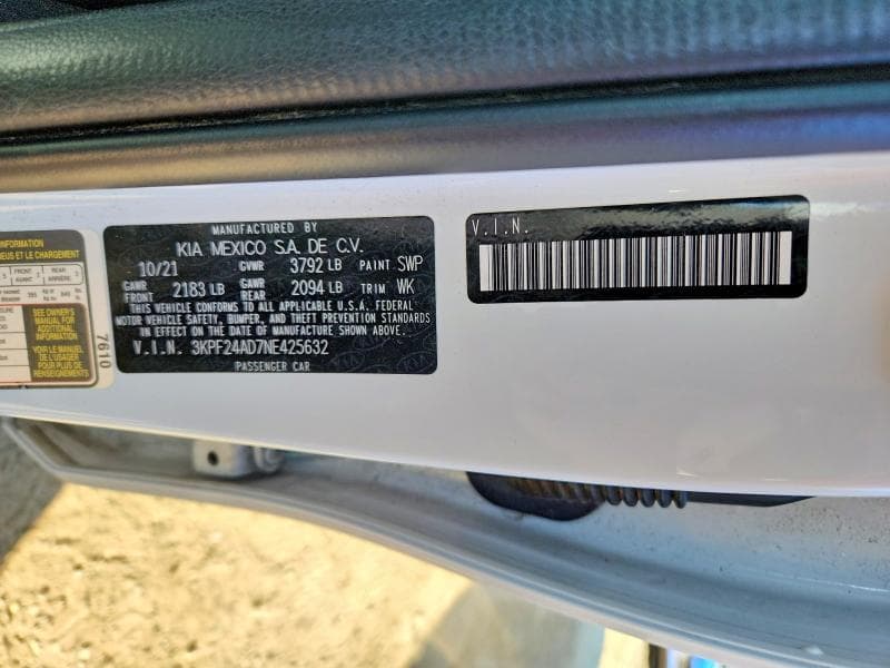 2022 KIA FORTE LXS 12
