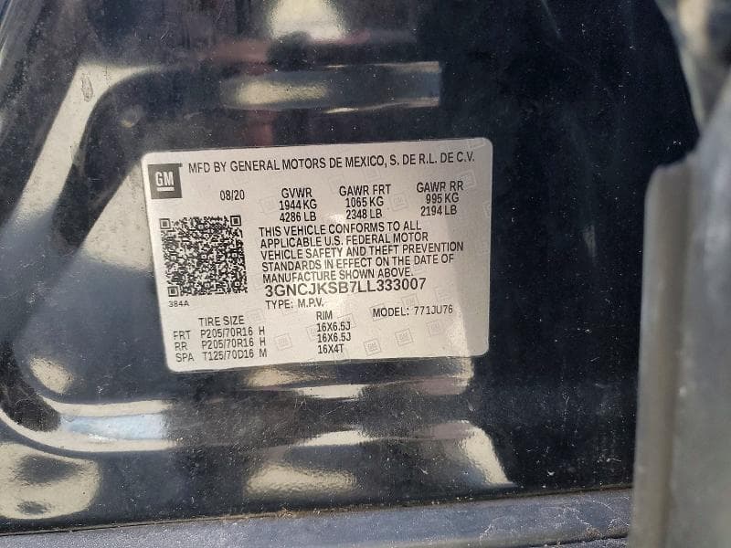2020 CHEVROLET TRAX LS 13
