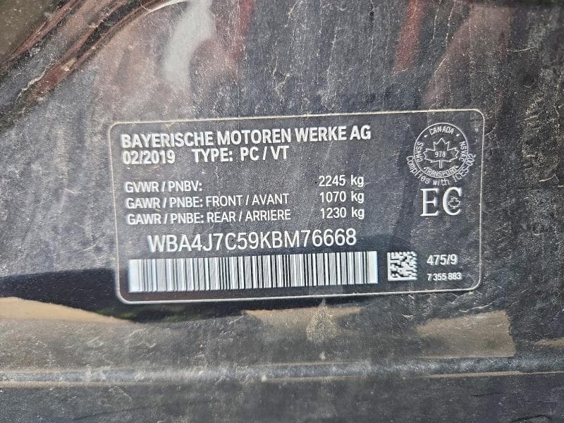 2019 BMW 440XI GRAN COUPE 12