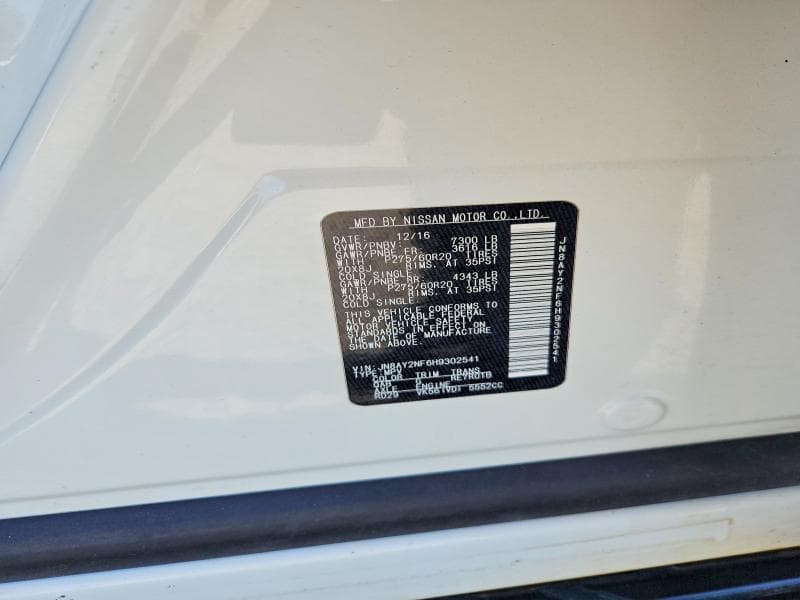 2017 NISSAN ARMADA PLATINUM 13