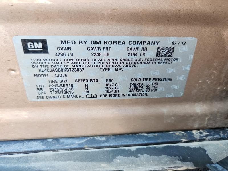 2019 BUICK ENCORE PREFERRED 13
