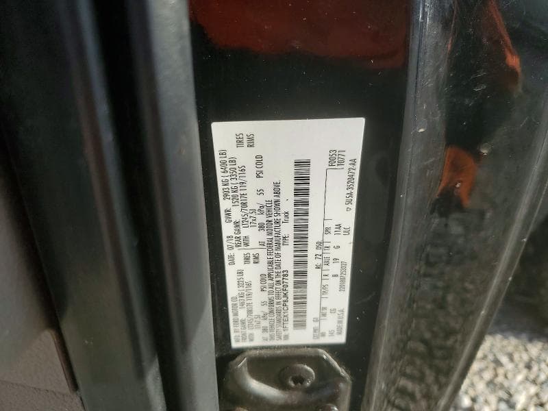2018 FORD F150 SUPER CAB 12