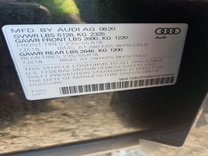2021 AUDI Q3 PREMIUM S LINE 45 13