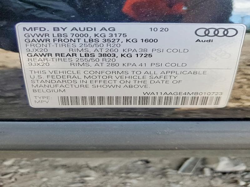2021 AUDI E-TRON SPORTBACK PREMIUM 14