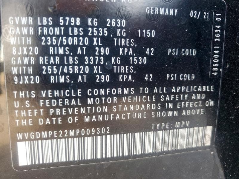 2021 VOLKSWAGEN ID.4 FIRST EDITION 13