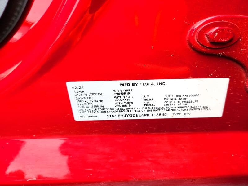2021 TESLA MODEL Y 12