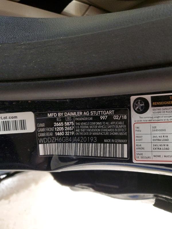 2018 MERCEDES-BENZ E 400 4MATIC 12