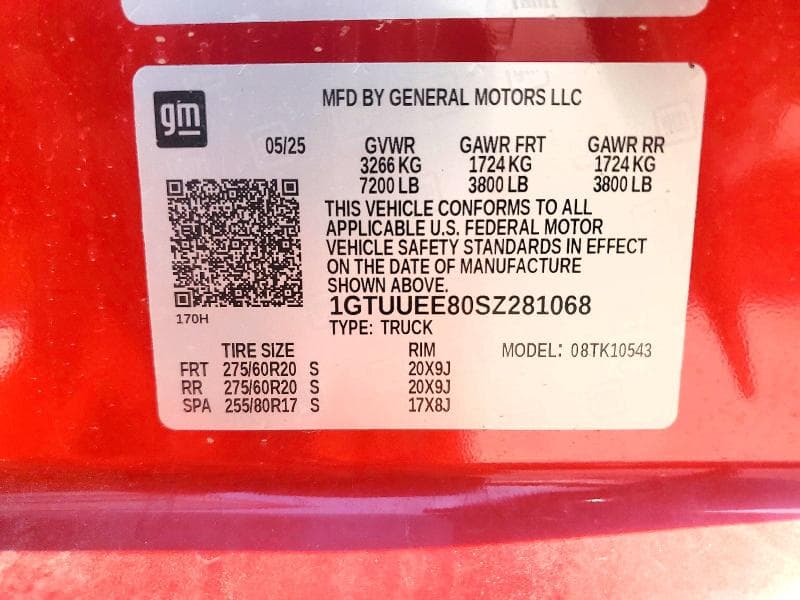 2025 GMC SIERRA K1500 AT4 12