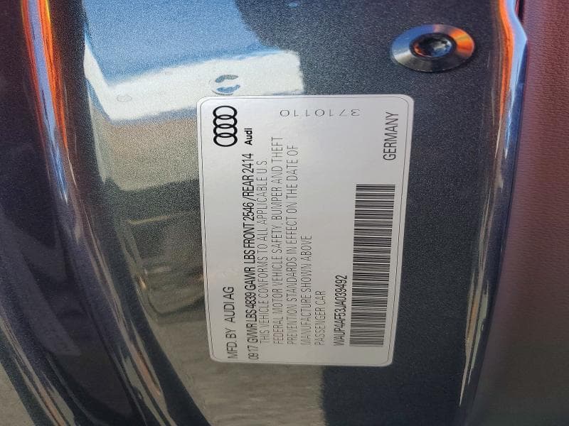 2018 AUDI S5 PREMIUM PLUS 12