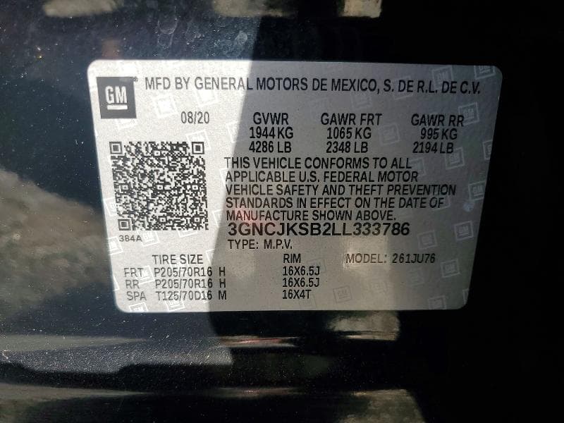 2020 CHEVROLET TRAX LS 13