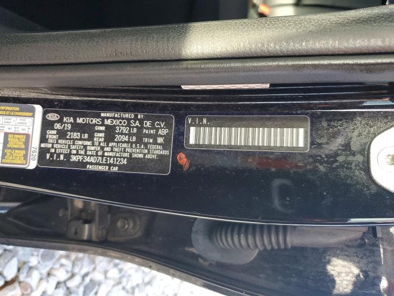 2020 KIA FORTE GT LINE 12