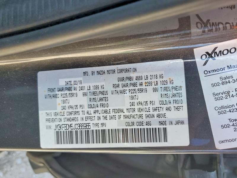 2018 MAZDA CX-5 GRAND TOURING 13