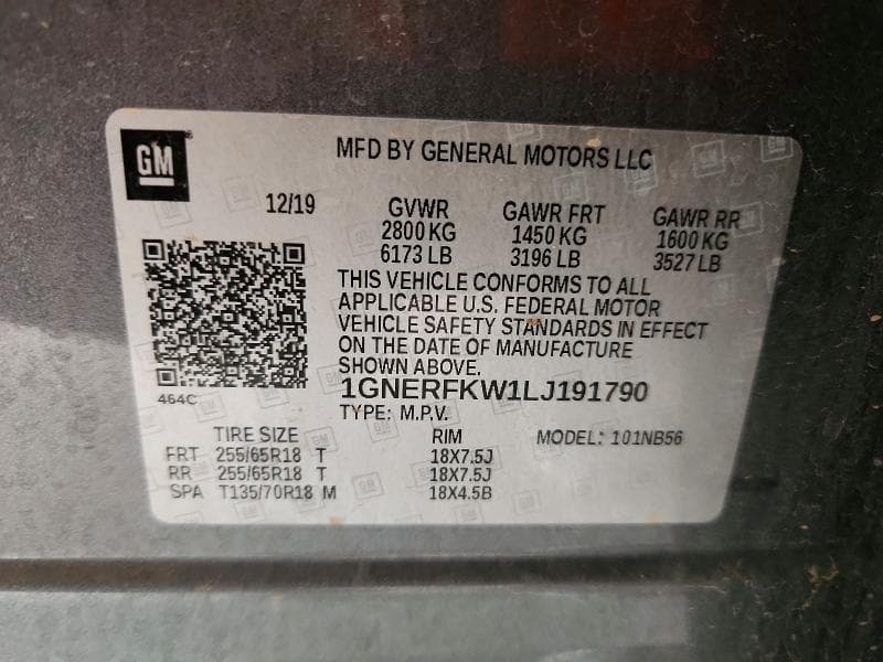 2020 CHEVROLET TRAVERSE LS 13