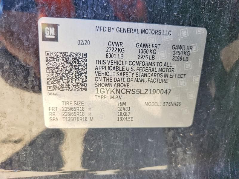 2020 CADILLAC XT5 PREMIUM LUXURY 13