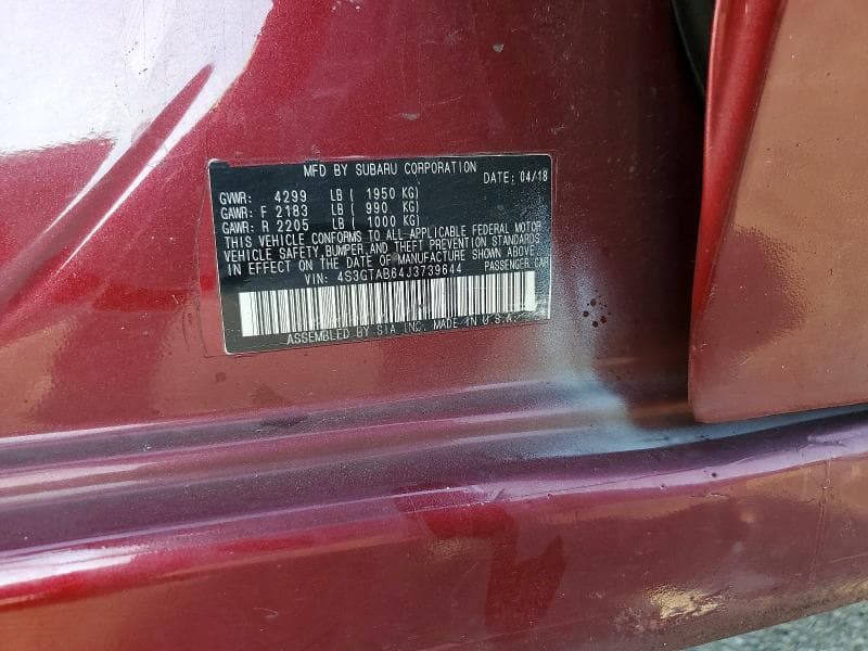2018 SUBARU IMPREZA PREMIUM 12