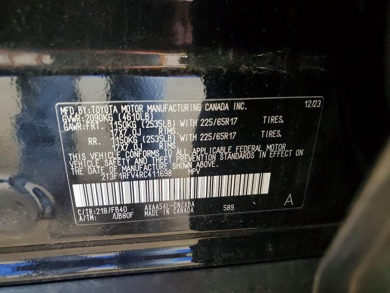 2024 TOYOTA RAV4 LE 13