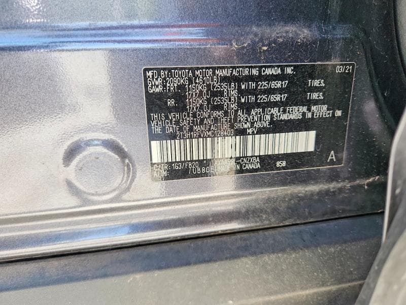 2021 TOYOTA RAV4 LE 13