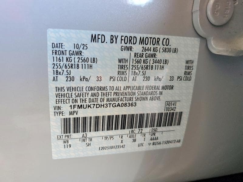 2026 FORD EXPLORER ACTIVE 13