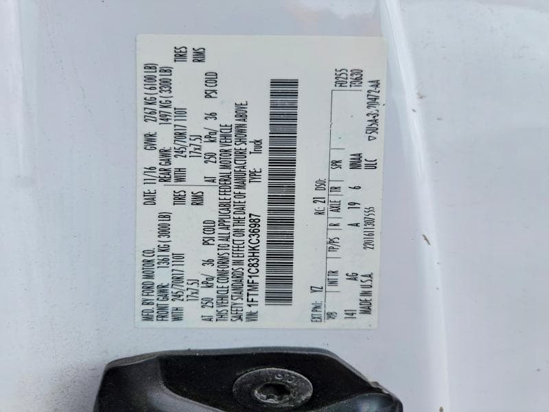 2017 FORD F150 12