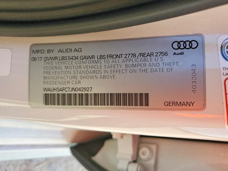2018 AUDI A6 PRESTIGE 12