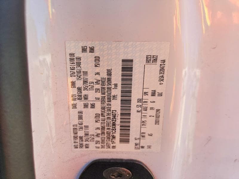 2021 FORD F150 12