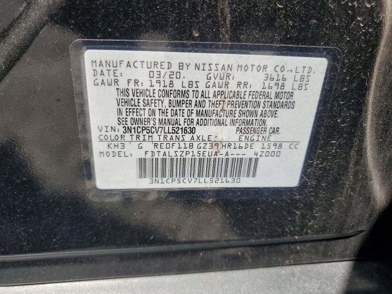 2020 NISSAN KICKS SV 14
