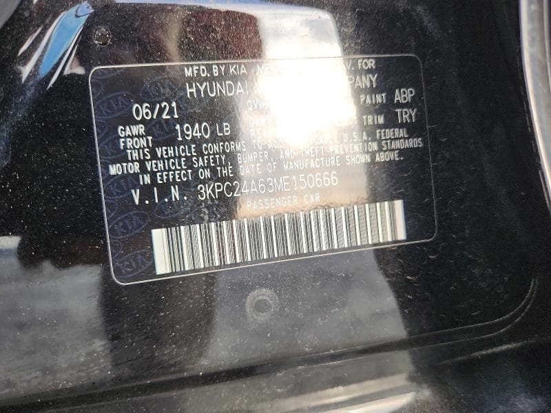 2021 HYUNDAI ACCENT SE 13