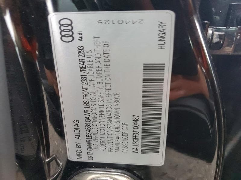 2018 AUDI A3 PREMIUM PLUS 12