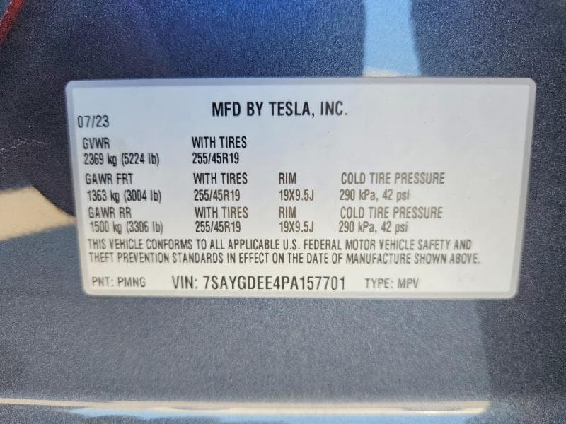 2023 TESLA MODEL Y 13