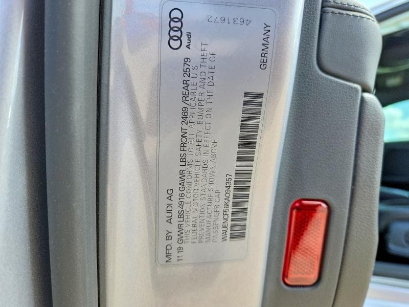 2019 AUDI A5 PREMIUM PLUS S-LINE 12