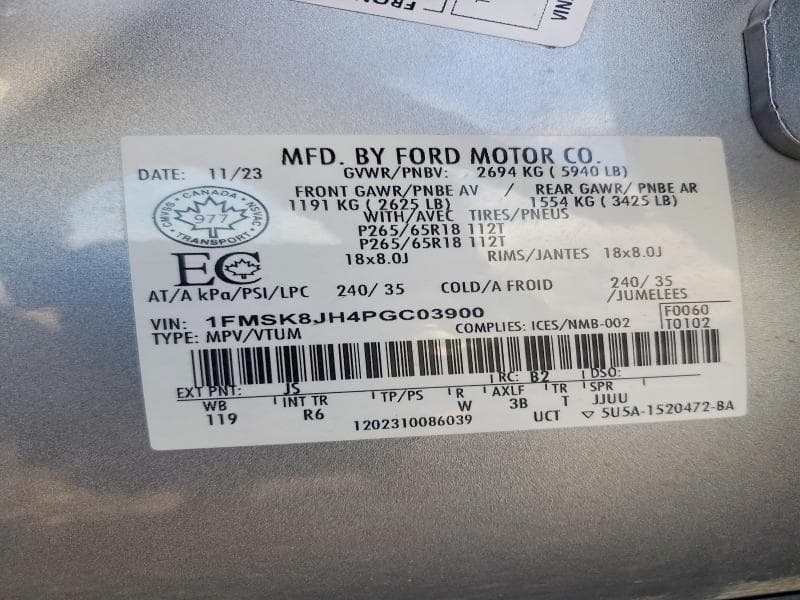 2023 FORD EXPLORER TIMBERLINE 13