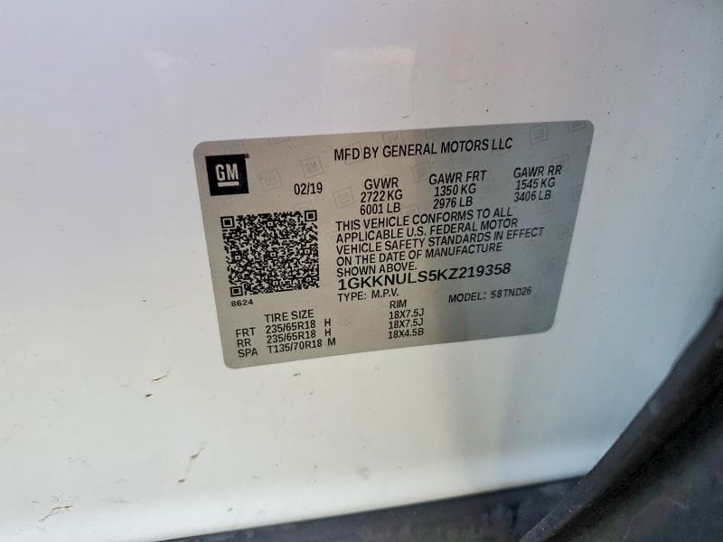 2019 GMC ACADIA SLT-1 13