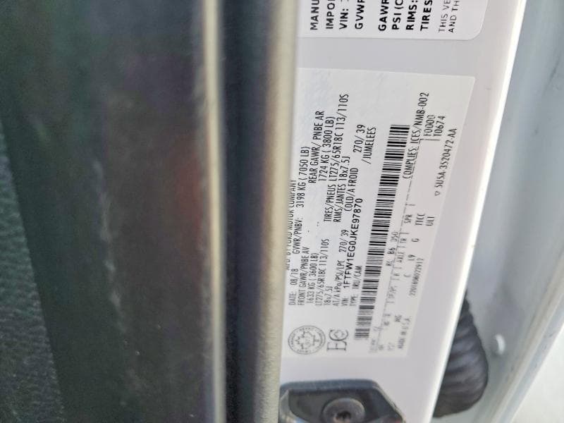 2018 FORD F150 SUPERCREW 12