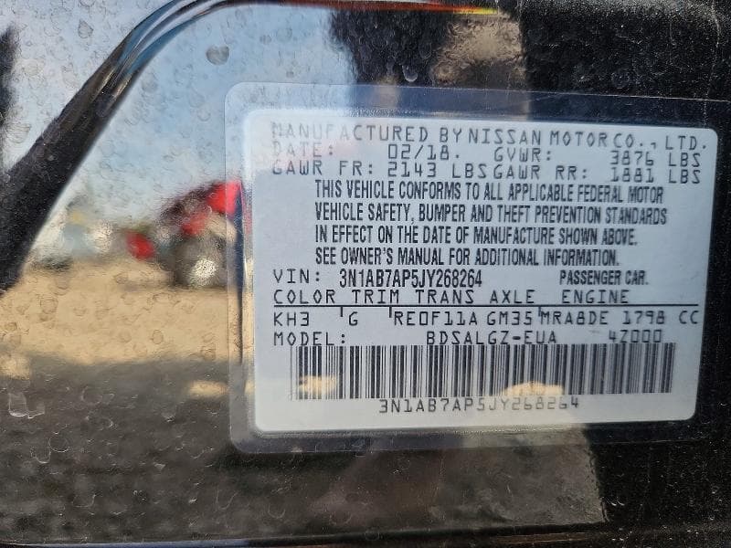 2018 NISSAN SENTRA SL 13