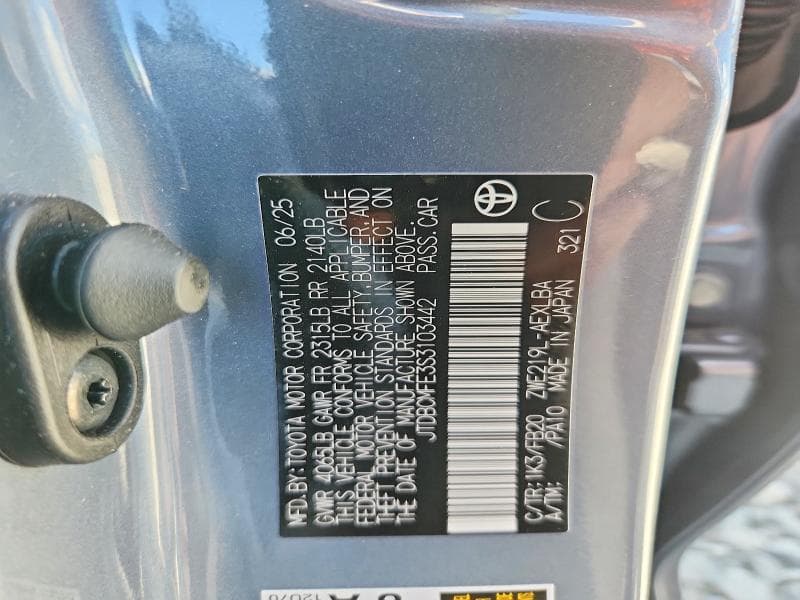 2025 TOYOTA COROLLA HYBRID LE 13