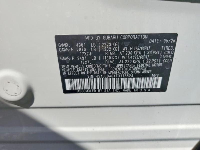 2026 SUBARU FORESTER 13