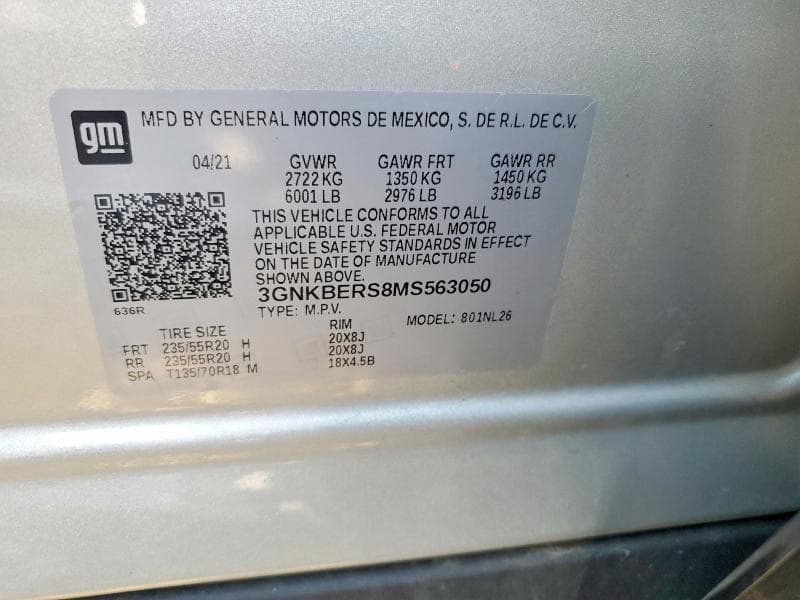 2021 CHEVROLET BLAZER RS 13