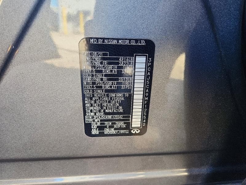 2021 INFINITI QX50 ESSENTIAL 13