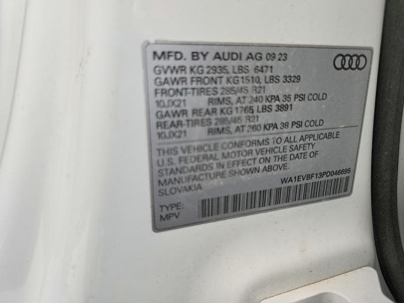 2023 AUDI Q8 PREMIUM PLUS S-LINE 13