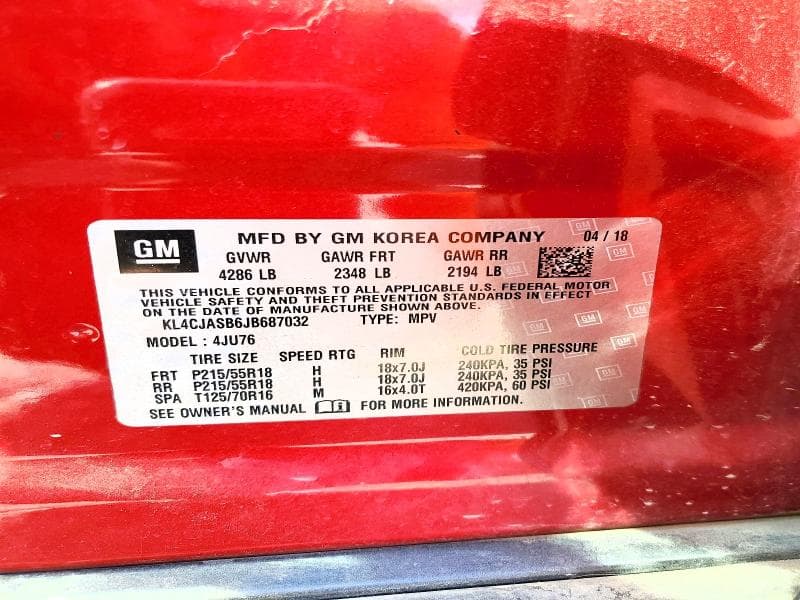2018 BUICK ENCORE PREFERRED 13