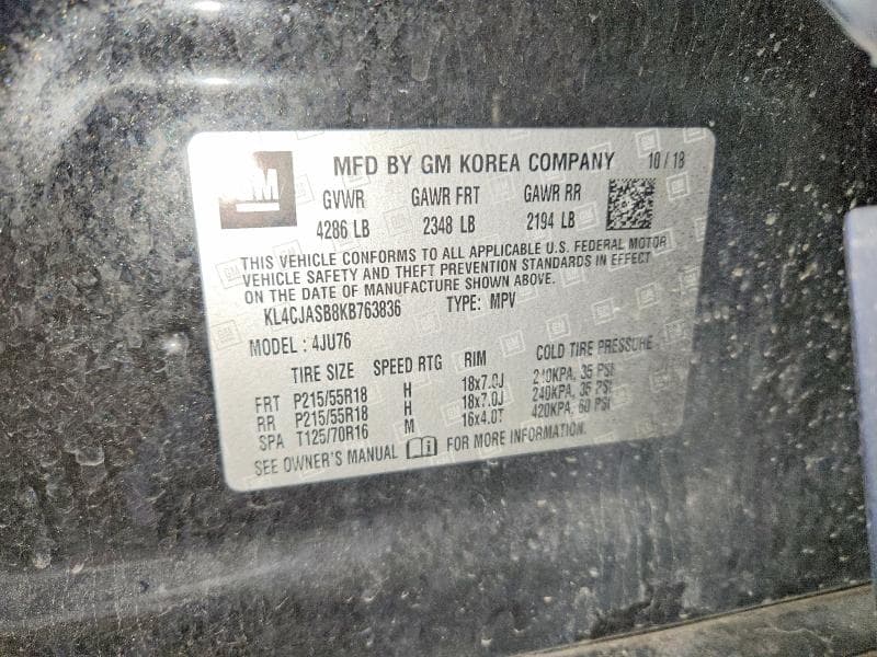 2019 BUICK ENCORE PREFERRED 13