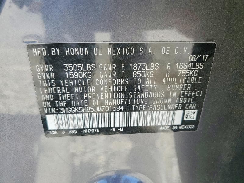 2018 HONDA FIT EX 13