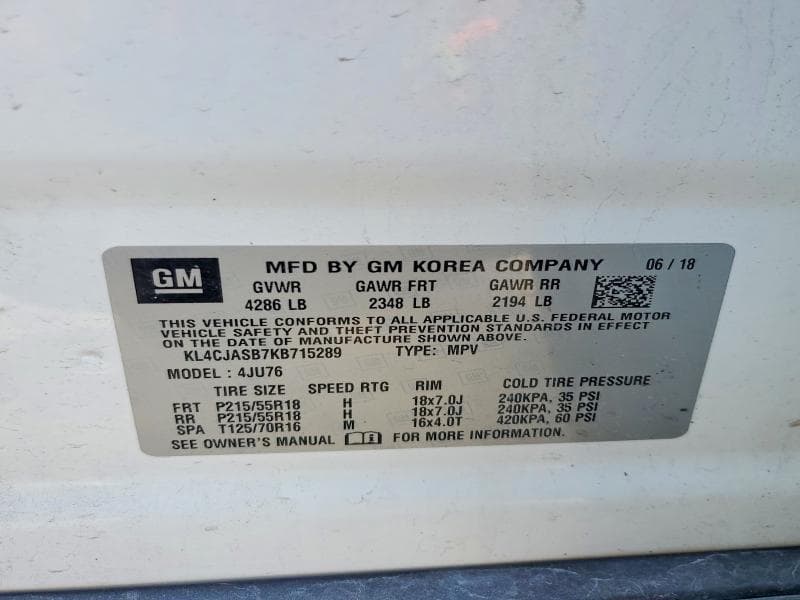 2019 BUICK ENCORE PREFERRED 12