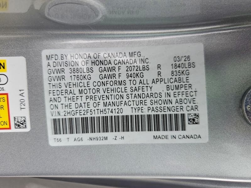 2026 HONDA CIVIC SPORT 13