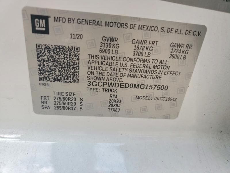 2021 CHEVROLET SILVERADO C1500 RST 12